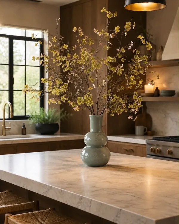 Blossom Branch Brown 132cm