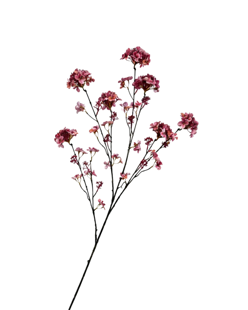 Hydrangea Branch Pink 109cm