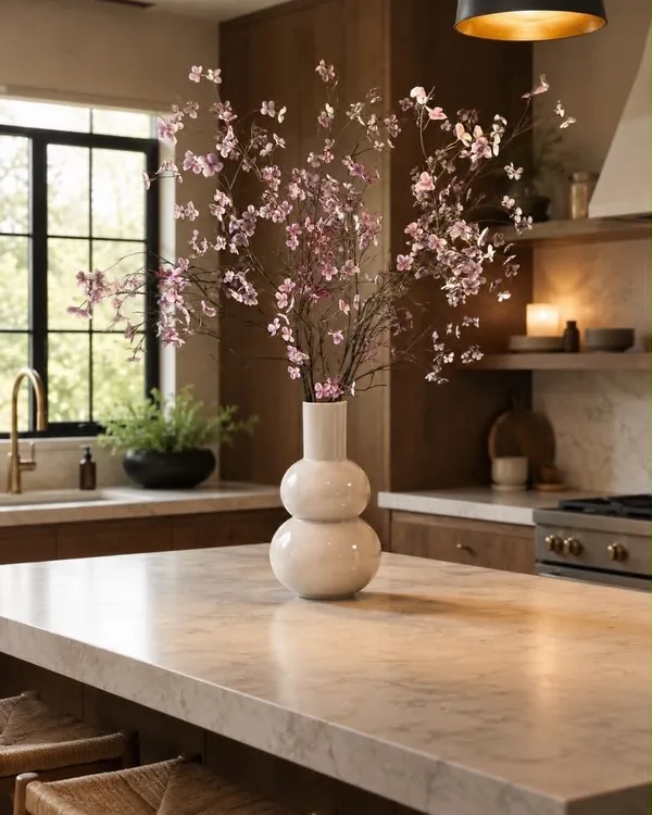 Blossom Branch Mauve 132cm