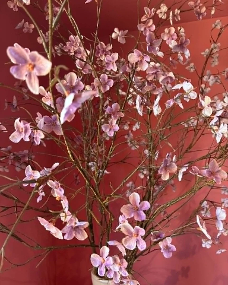 Blossom Branch Mauve 132cm