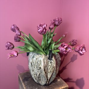 Bosje tulpen parkiet paars