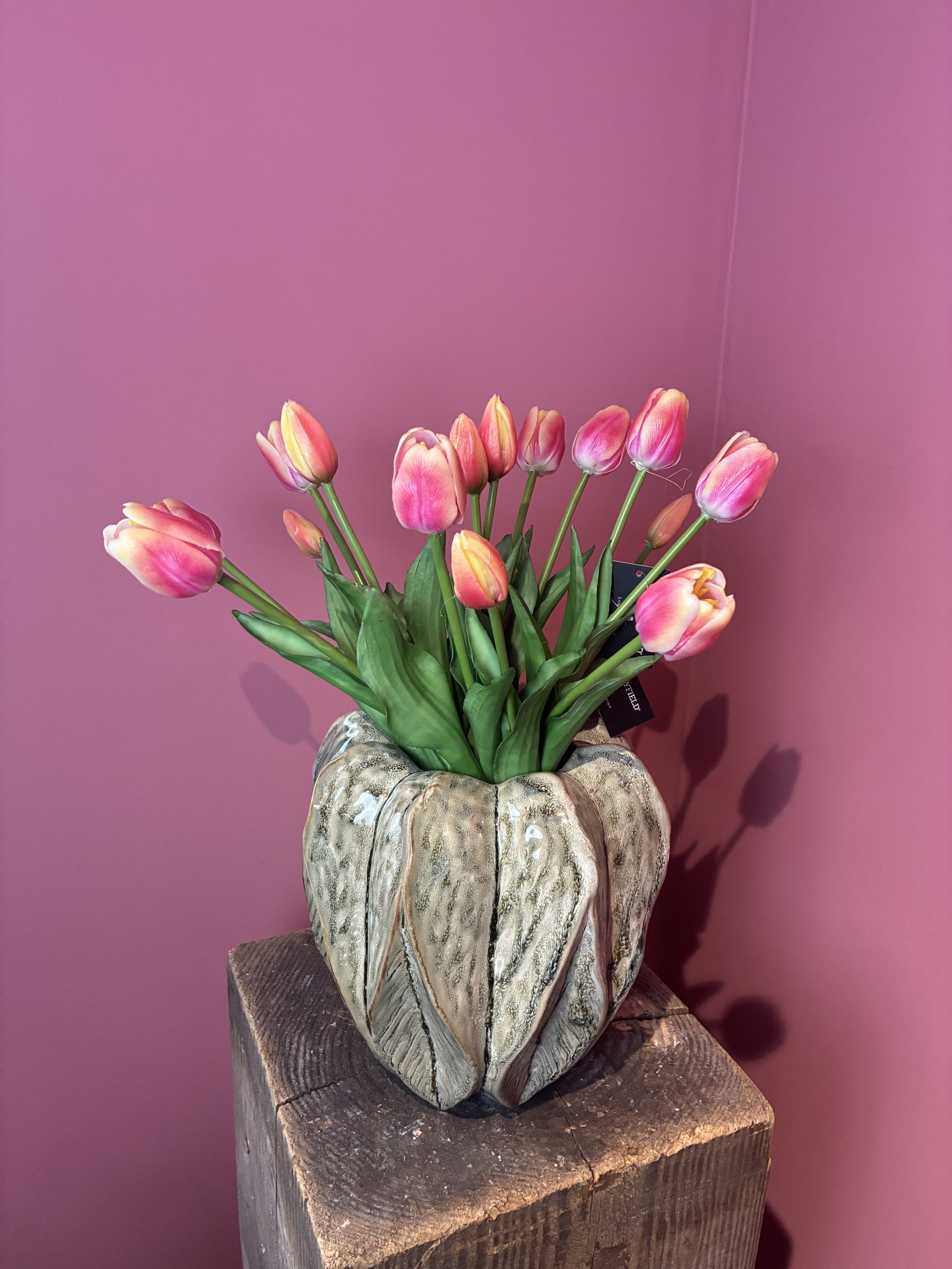 Bosje tulpen enkel zalm rose